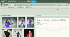 Desktop Screenshot of annisse.deviantart.com