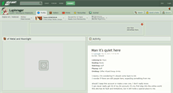 Desktop Screenshot of lupinrager.deviantart.com