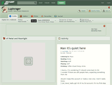 Tablet Screenshot of lupinrager.deviantart.com
