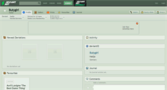 Desktop Screenshot of butygirl.deviantart.com