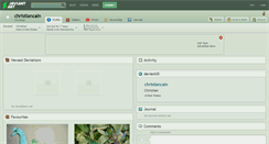 Desktop Screenshot of christiancain.deviantart.com