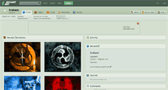 Desktop Screenshot of krakaos.deviantart.com