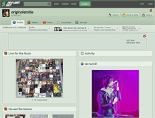 Tablet Screenshot of originofemilie.deviantart.com