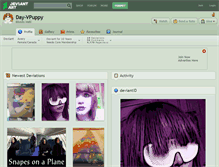 Tablet Screenshot of day-vpuppy.deviantart.com