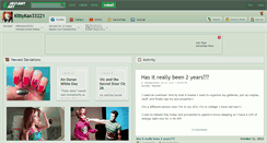 Desktop Screenshot of kittykax33221.deviantart.com