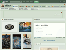 Tablet Screenshot of hobitsnot.deviantart.com