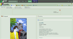 Desktop Screenshot of lycanblu.deviantart.com