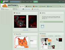 Tablet Screenshot of anti-firestar.deviantart.com
