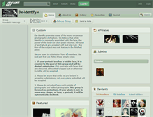 Tablet Screenshot of de-identify.deviantart.com