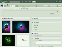Tablet Screenshot of jetc21.deviantart.com