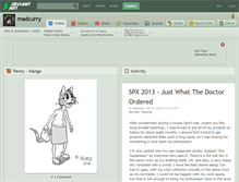 Tablet Screenshot of madcurry.deviantart.com