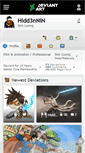 Mobile Screenshot of hidd3nnin.deviantart.com