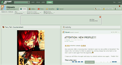 Desktop Screenshot of odysseix.deviantart.com