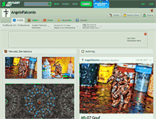 Tablet Screenshot of angelofalconio.deviantart.com