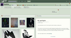 Desktop Screenshot of parathion.deviantart.com