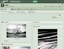 Tablet Screenshot of nokel.deviantart.com