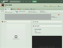 Tablet Screenshot of furry-geek.deviantart.com