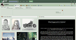 Desktop Screenshot of cederin.deviantart.com