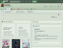 Tablet Screenshot of belzebul.deviantart.com