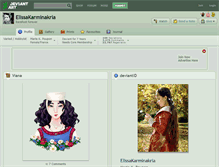 Tablet Screenshot of elissakarminakria.deviantart.com