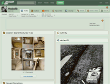 Tablet Screenshot of moabdib.deviantart.com