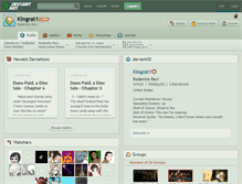 Tablet Screenshot of kingrat1.deviantart.com