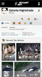 Mobile Screenshot of ophelia-nightshade.deviantart.com