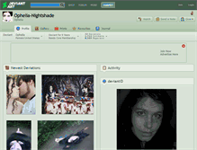 Tablet Screenshot of ophelia-nightshade.deviantart.com