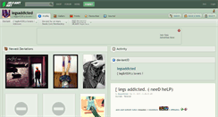Desktop Screenshot of legsaddicted.deviantart.com