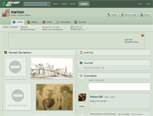 Tablet Screenshot of marizon.deviantart.com