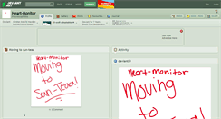 Desktop Screenshot of heart-monitor.deviantart.com