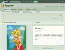 Tablet Screenshot of numbmonkey.deviantart.com