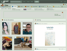 Tablet Screenshot of eliea.deviantart.com