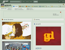 Tablet Screenshot of guidenzin.deviantart.com