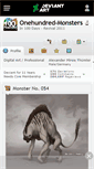Mobile Screenshot of onehundred-monsters.deviantart.com