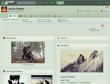 Tablet Screenshot of lancia-stratos.deviantart.com