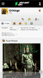Mobile Screenshot of grimage.deviantart.com