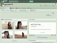 Tablet Screenshot of melindasherrill.deviantart.com