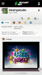 Mobile Screenshot of inkdropstudio.deviantart.com