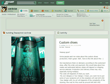 Tablet Screenshot of corarze.deviantart.com