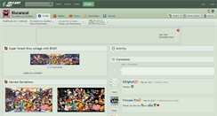Desktop Screenshot of blucaracal.deviantart.com