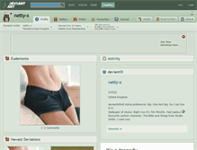 Tablet Screenshot of netty-x.deviantart.com