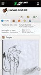 Mobile Screenshot of nanaki-red-xiii.deviantart.com