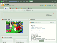 Tablet Screenshot of deidarae.deviantart.com