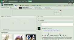 Desktop Screenshot of jaketheultimate.deviantart.com