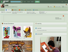 Tablet Screenshot of cildir.deviantart.com