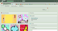 Desktop Screenshot of littlemissallieoop.deviantart.com