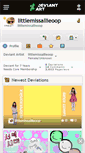 Mobile Screenshot of littlemissallieoop.deviantart.com
