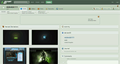 Desktop Screenshot of nicknick111.deviantart.com