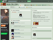 Tablet Screenshot of naruto---fan---club.deviantart.com